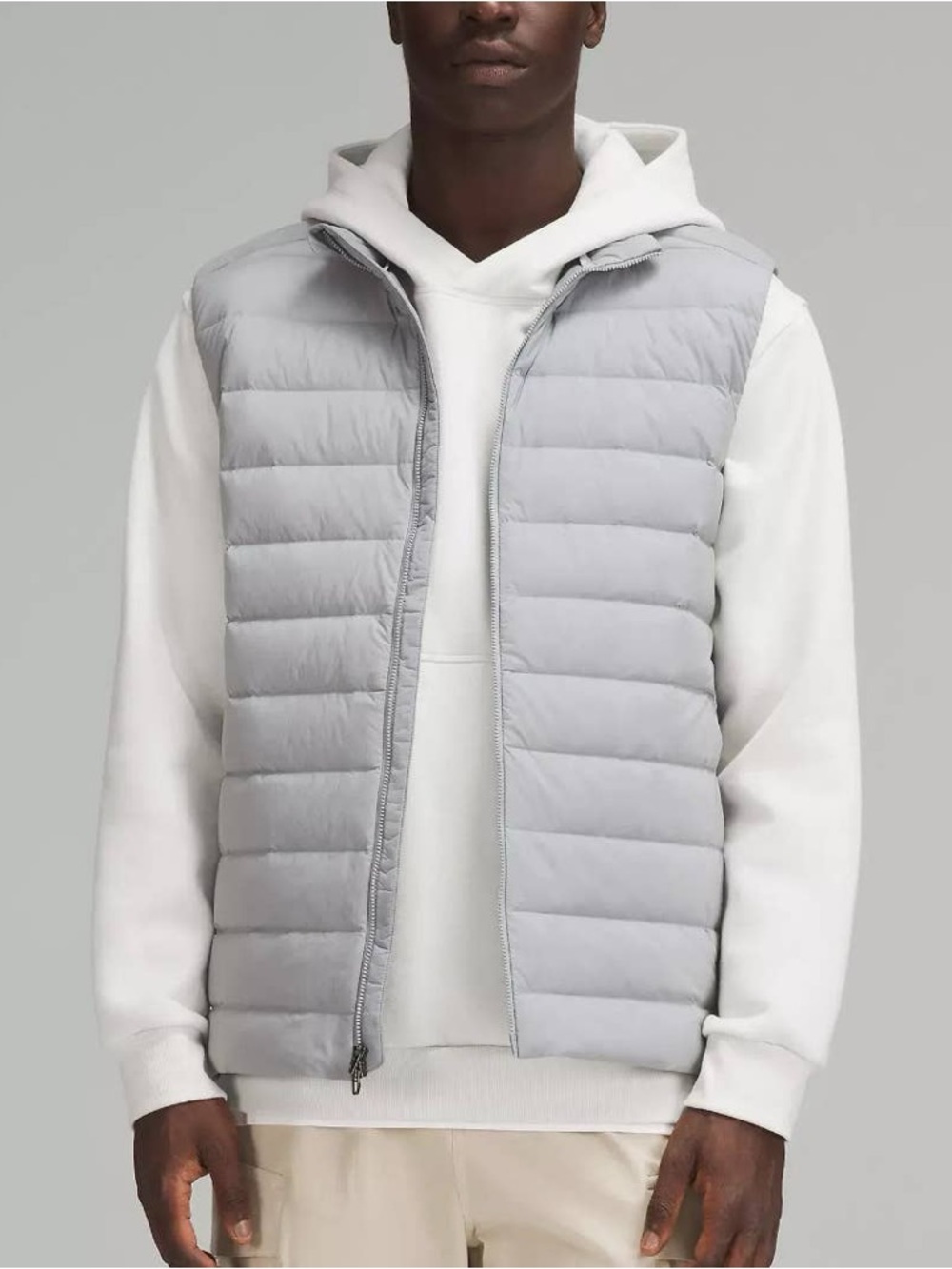Lululemon Navigation 700-Down-Fill Vest in Rhino Grey